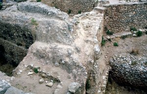 Mycenae के प्रागैतिहासिक ग्रीक शहर के खंडहर द्वारा अज्ञात
