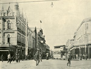 रंडले स्ट्रीट, एडिलेड, 1901। द्वारा अज्ञात