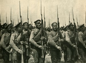 रूसी सैनिक, प्रथम विश्व युद्ध, 1914, c1920। द्वारा अज्ञात