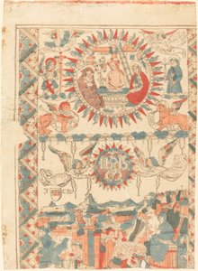 सेंट बोनावेंचर का ल्योन में आगमन और उपदेश, 1480-1490। द्वारा अज्ञात