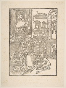 संत जेरोम, 1508 copy.nd लायंस फुट से एक कांटा निकाल रहे हैं द्वारा अज्ञात