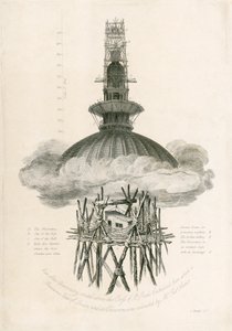 सैमुअल रावल की वेधशाला, सेंट पॉल कैथेड्रल, लंदन, 1821 द्वारा अज्ञात