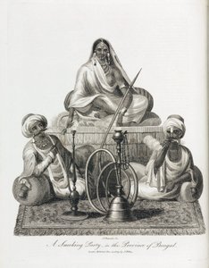 बंगाल प्रांत (भारत) में धूम्रपान दृश्य द्वारा अज्ञात