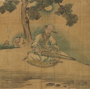 विद्वान एक किन खेलना, 1800s। द्वारा अज्ञात