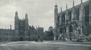 स्कूल यार्ड और चैपल, 1926 द्वारा अज्ञात