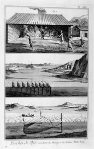 समुद्री मछली पकड़ने, हेरिंग और सार्डिन, 1751-1777 द्वारा अज्ञात