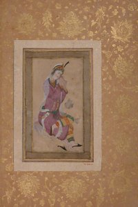 16 वीं शताब्दी के अंत में 17 वीं शताब्दी के अंत में अपने बालों को घुमाती हुई महिला। द्वारा अज्ञात