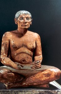 बैठा हुआ मुंशी, प्राचीन मिस्र, 5 वां राजवंश, 2498-2345 ई.पू. द्वारा अज्ञात