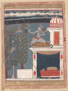 सेटमलार रागिनी: एक रागमाला श्रृंखला से फोलियो संगीत मोड की माला, सीए। 1630-40. द्वारा अज्ञात