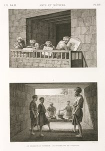 सिलाई कढ़ाई और फेल्ट-मेकिंग, मिस्र, c 1798 द्वारा अज्ञात