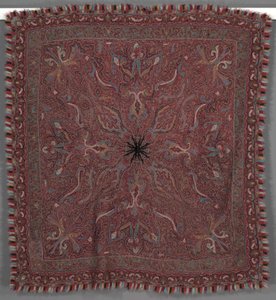 शाल, 1870 - 1880 के दशक। द्वारा अज्ञात