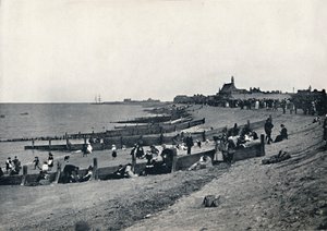 शेर्नेस - द प्रोमेनेड और बीच, 1895 द्वारा अज्ञात