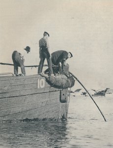 पनडुब्बी केबल का शोर एंड आमतौर पर एक लाइटर, 1937 से बिछाया जाता है द्वारा अज्ञात