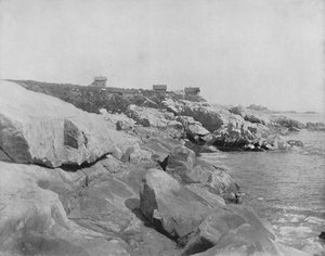 शोर फ्रंट, मार्बलहेड, मैसाचुसेट्स, c1897। द्वारा अज्ञात