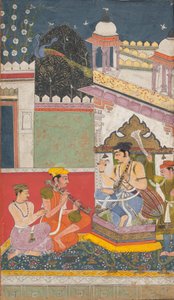 श्री राग: एक रागमाला श्रृंखला की संगीतमयी माला, १-वीं शताब्दी के मध्य की माला। द्वारा अज्ञात