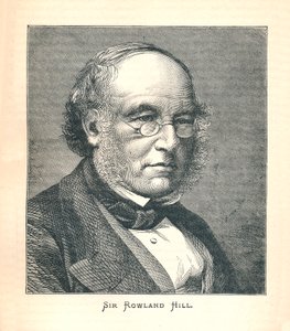 सर रोवल हिल, डाक टिकट के प्रवर्तक, 1893। द्वारा अज्ञात