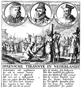 Huguenots के स्पेनिश निष्पादन, c1565 द्वारा अज्ञात
