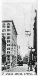 स्पार्क्स स्ट्रीट, ओटावा, कनाडा, c1920s द्वारा अज्ञात