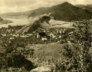 स्पैन डैन्यूब, वाचाऊ, लोअर ऑस्ट्रिया, c1935 पर। द्वारा अज्ञात