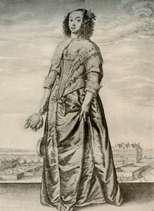 स्प्रिंग - एक अंग्रेजी महिला की फैशनेबल इनडोर पोशाक, चार्ल्स I का शासनकाल, c1620-1640, 1937 द्वारा अज्ञात