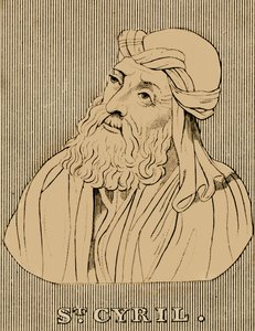 सेंट सिरिल, c376-444, 1830। द्वारा अज्ञात