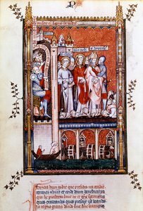 सेंट डेनिस को शहीद, 1317 दिखाया गया है द्वारा अज्ञात