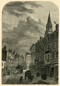 सेंट मार्टिन्स लेन, 1820, 1881। द्वारा अज्ञात