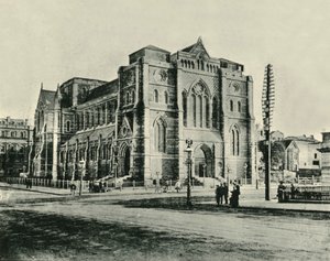 सेंट पॉल कैथेड्रल, मेलबोर्न, 1901। द्वारा अज्ञात