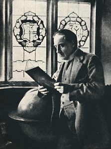 चेकर्स में गैलरी में स्टेनली बाल्डविन, c1925 द्वारा अज्ञात