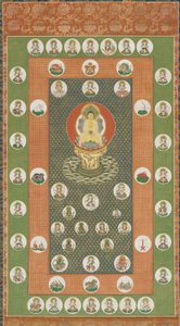 Star Mandala, Edo period, 1615-1868.  द्वारा अज्ञात