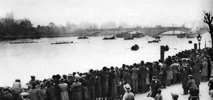 ऑक्सफोर्ड और कैम्ब्रिज बोट रेस, लंदन की शुरुआत, 1926-1927 द्वारा अज्ञात
