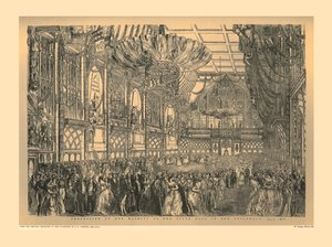 स्टेट बॉल एट गिल्डहॉल, 1851, 1886 द्वारा अज्ञात