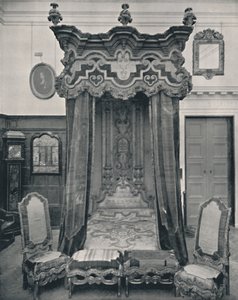 स्टेट बेड, अंग्रेजी, c.1708, 1928 द्वारा अज्ञात