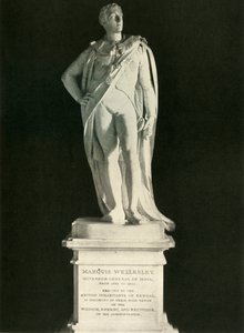 लॉर्ड वेलेजली की मूर्ति, 1925। द्वारा अज्ञात