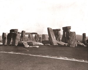 स्टोनहेंज, सैलिसबरी प्लेन, विल्टशायर, 1894। द्वारा अज्ञात