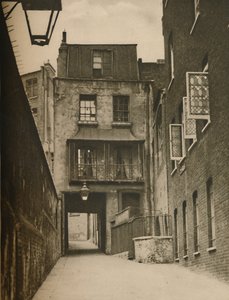 स्ट्रैंड लेन एंड द एंट्रेंस टू रोमन बाथ, c1935। द्वारा अज्ञात