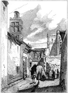 Tlemcen, अल्जीरिया में सड़क दृश्य, c1890 द्वारा अज्ञात