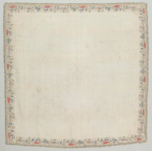 टेबल क्लॉथ, सी। 1775-1825। द्वारा अज्ञात