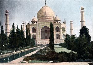 ताजमहल, आगरा, उत्तर प्रदेश, भारत, c1890 द्वारा अज्ञात