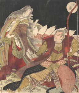 तमामो नो मॅई और आर्चर मिउरा कुरानोसुके, 1835। द्वारा अज्ञात
