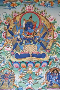 तंत्रवाद: तिब्बती तांत्रिक देवी। कोपन मठ, काठमांडू, नेपाल द्वारा अज्ञात