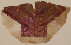 टेपेस्ट्री से बुना हुआ योक एक अंगरखा, 800-1200। द्वारा अज्ञात