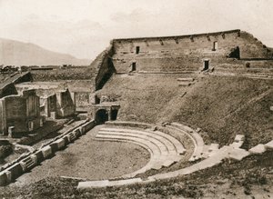 दुखद थियेटर, पोम्पेई, इटली, c1900s द्वारा अज्ञात