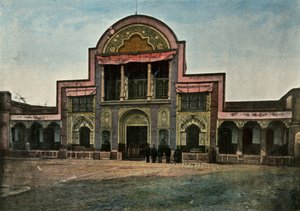 तेहरान। पोर्टे डू पालिस दू शाह, पैलेस ऑफ द शाह - तेहरान, 1900। द्वारा अज्ञात