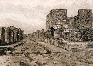 टेम्पियो डेला फोर्टुना, पोम्पेई, इटली, c1900s द्वारा अज्ञात