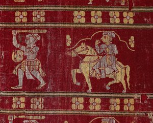 टेंट हैंगिंग पार्ट ऑफ़ लार्जर पीस, 1560-1610। द्वारा अज्ञात