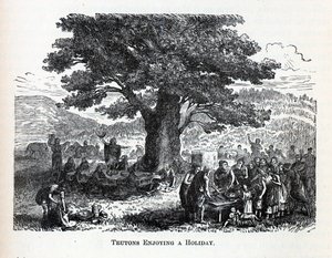 ट्यूटन्स का आनंद लेते हुए एक छुट्टी, 1882 द्वारा अज्ञात
