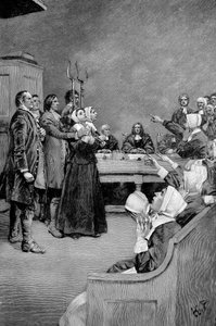 TheTrial of a Witch, अमेरिका, 17 वीं शताब्दी, 1882 द्वारा अज्ञात