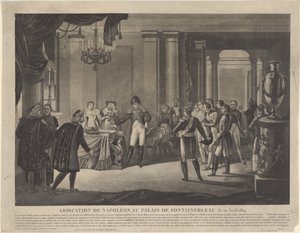 1814 के फॉनटेनब्लियू में नेपोलियन का अब्दिकेशन द्वारा अज्ञात