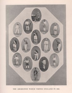 1868, 1912 में जो आदिवासी इंग्लैंड गए थे। द्वारा अज्ञात